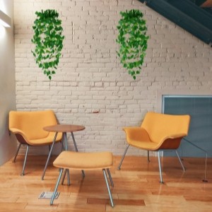 Fake Hanging Plants Vines(2pcs)for Room Decor, Artificial Ivy Greenery Garlands