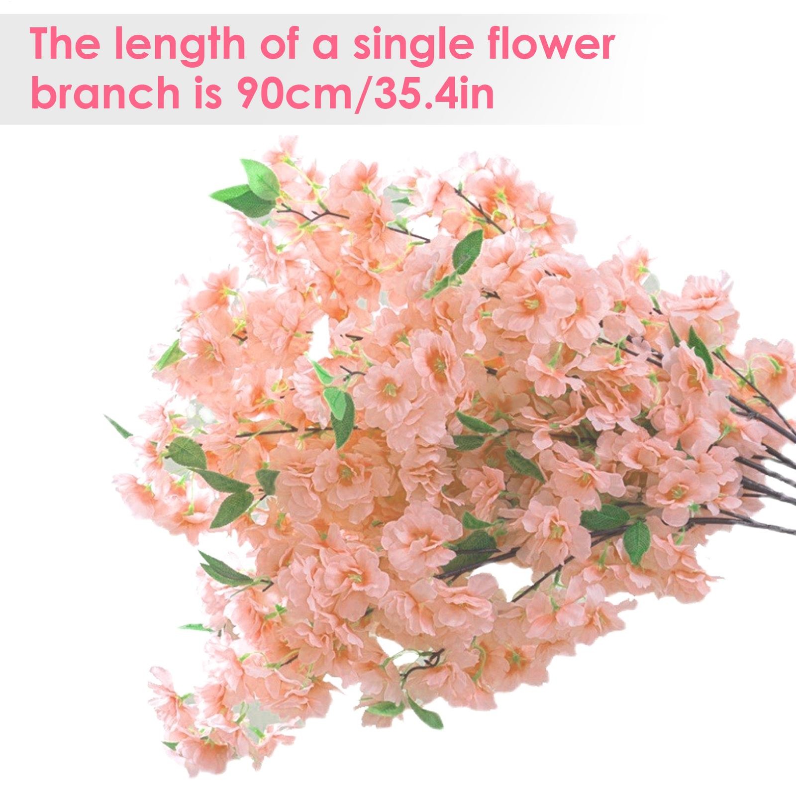 Artificial Cherry Blossoms Tree Fake Sakuras Tree For Bridal Bouquets Decor
