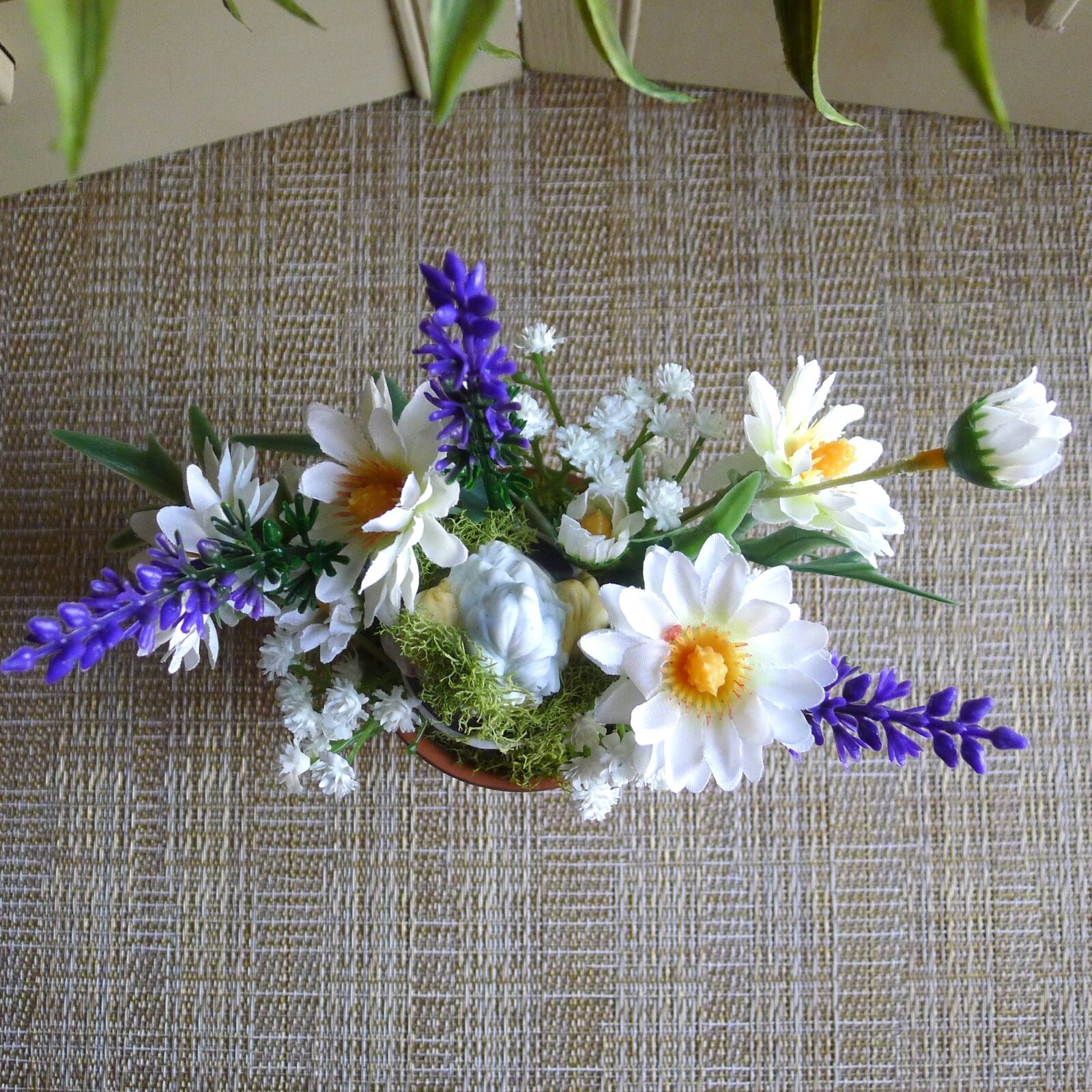 Mixed Media Floral Arrangement Weird Art Assemblage Has Anyone Seen Auntie? OOAK