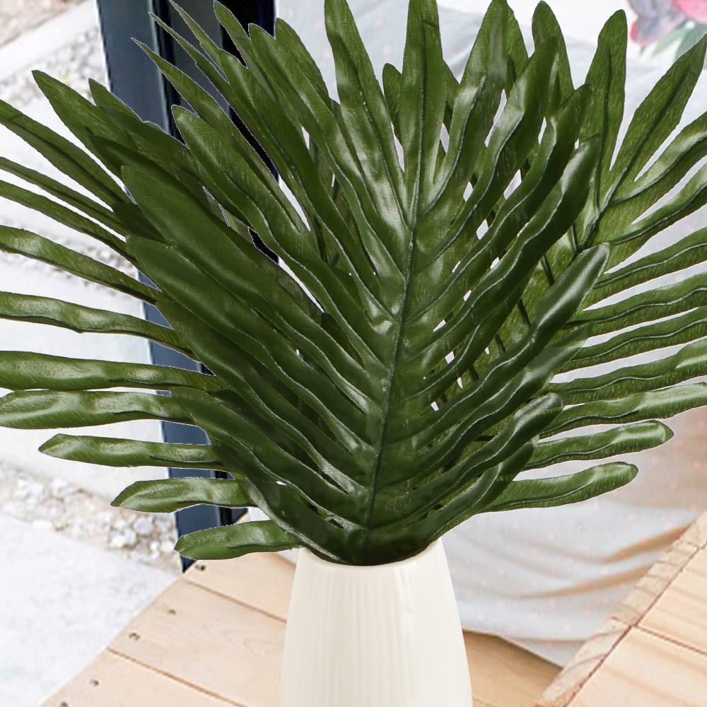 20 PCS Artificial Fake Simulate Tropical Palm Leaves Kitchen Party Decor