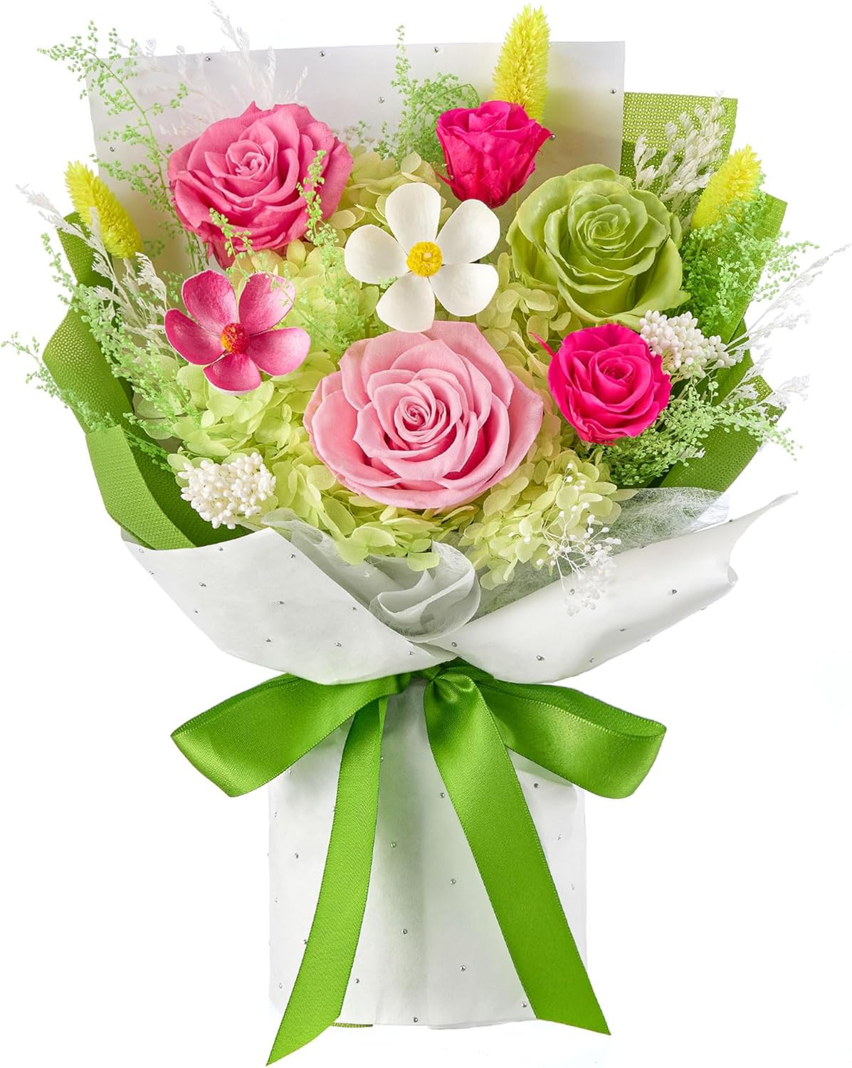 Flowers for Delivery Prime, Mother’S Day Forever Flower Bouquet, Preserved Pink