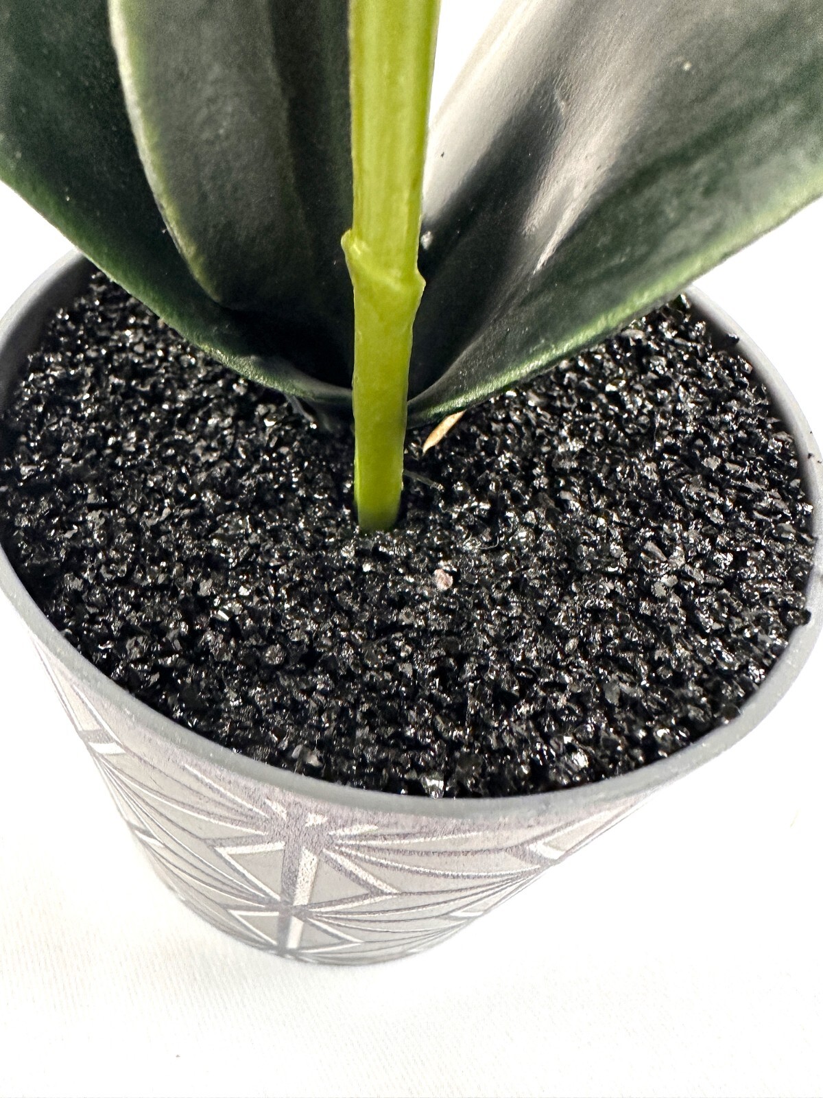 Artificial Orchid Potted Flowers, Faux Orchid Plant with Pot 12″ x 3″ x 3″