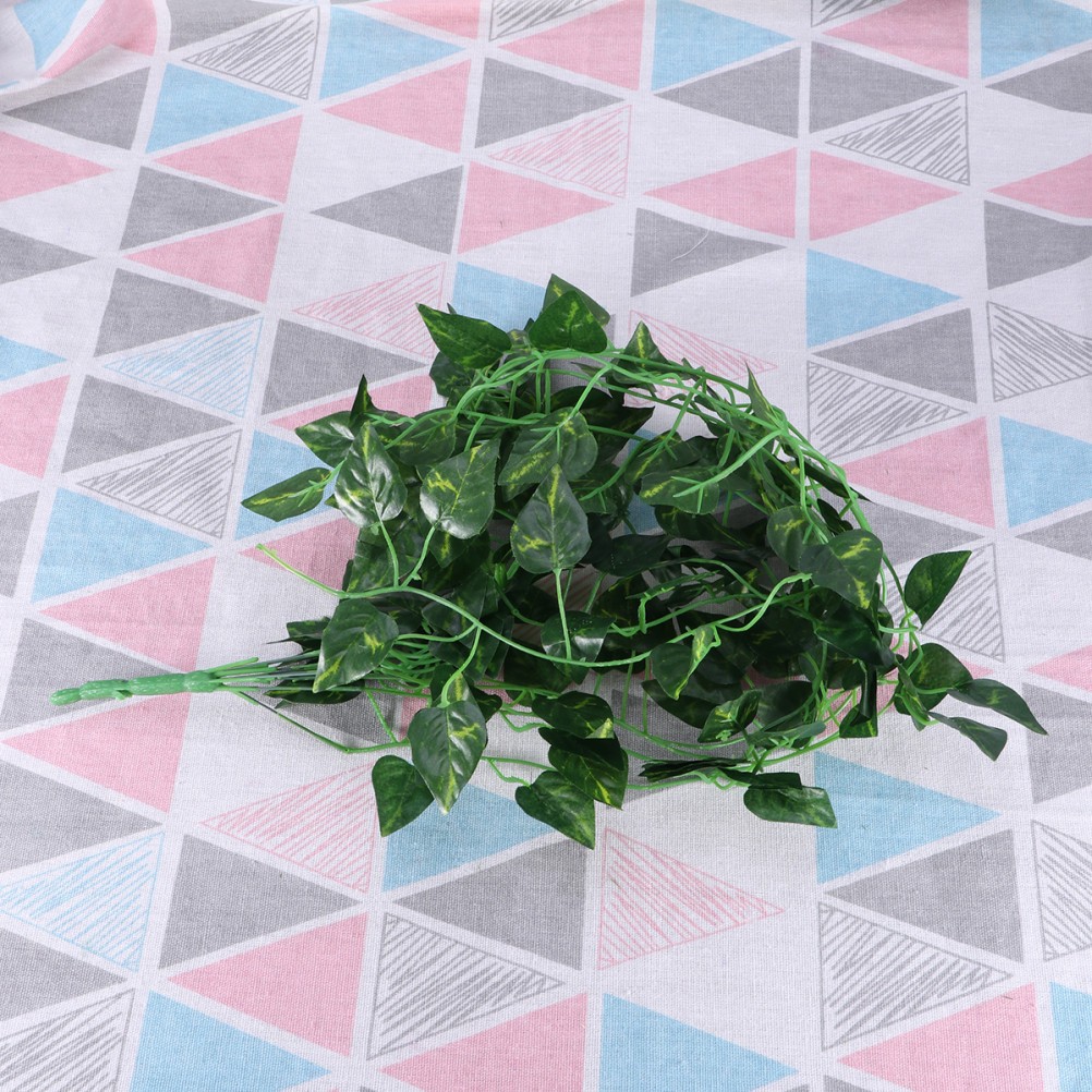 Scindapsus Plants Leaf Vines Room Decor Fake Home Decoration