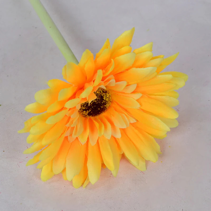 New 2/5pcs Artificial Flower 10cm Silk Daisy Coreopsis Gerbera Fake Flower Decor