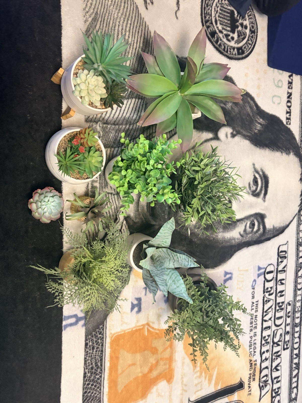 Extremely Beautiful Fake Plants Lot-Gently Used 🌻🌷🍀🌲☀️