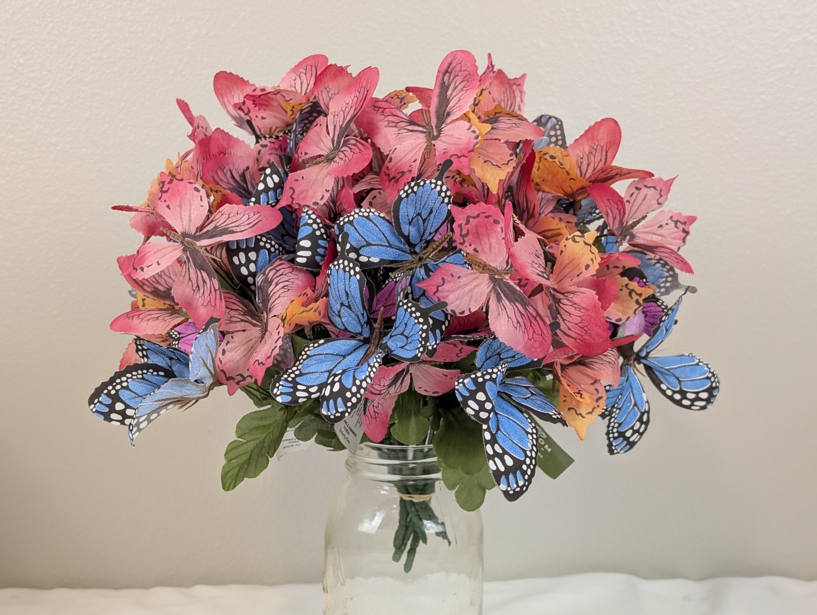 10pc Artificial Butterfly Floral Picks Bouquet Stems Spring Summer Home Decor