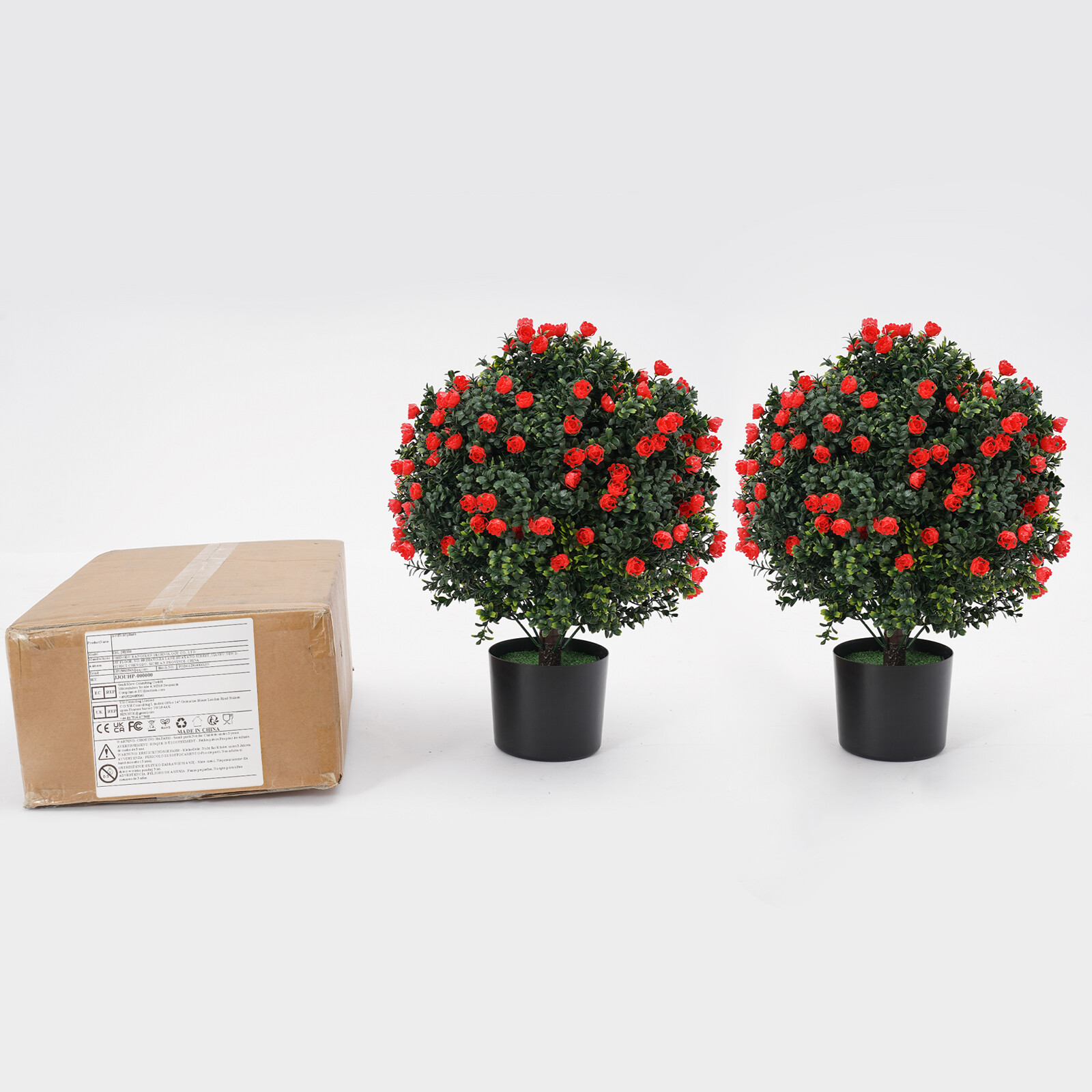 Artificial Potted Bushes, Artificial Potted Plants, UV Resistant Potted Plants