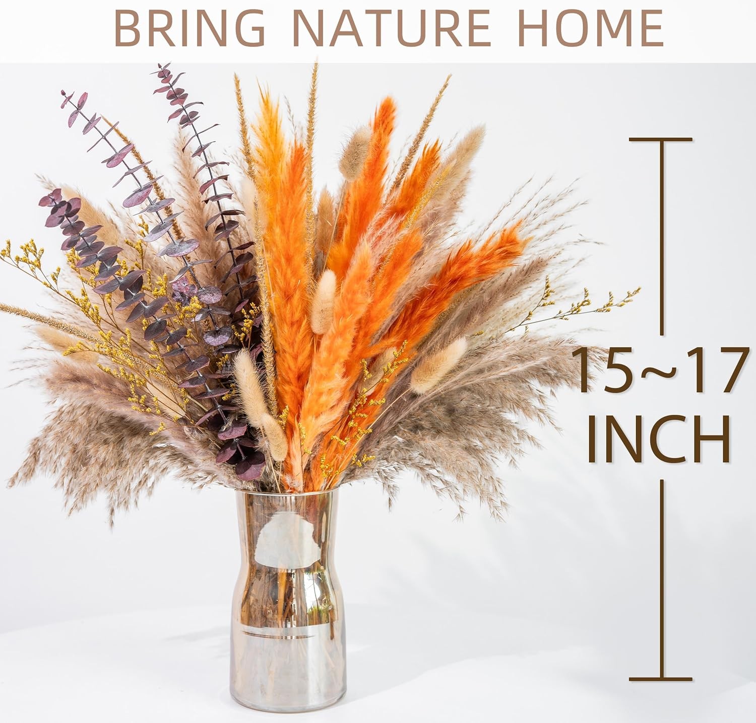 Fall Decor Pampas Grass Decor Eucalyptus Boho Decor Bouquet Dried Pampas Home