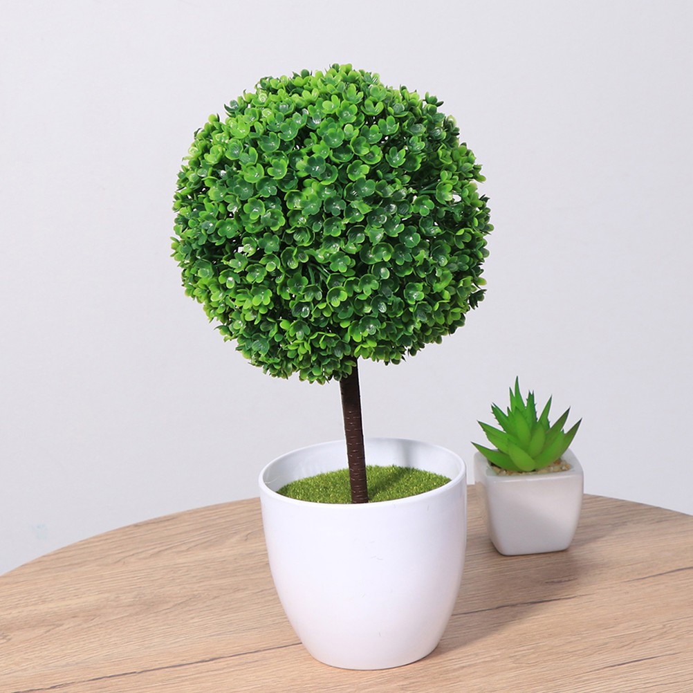 Potted Fake Plants Desktop Potted Plants Artificial Greenery Plants