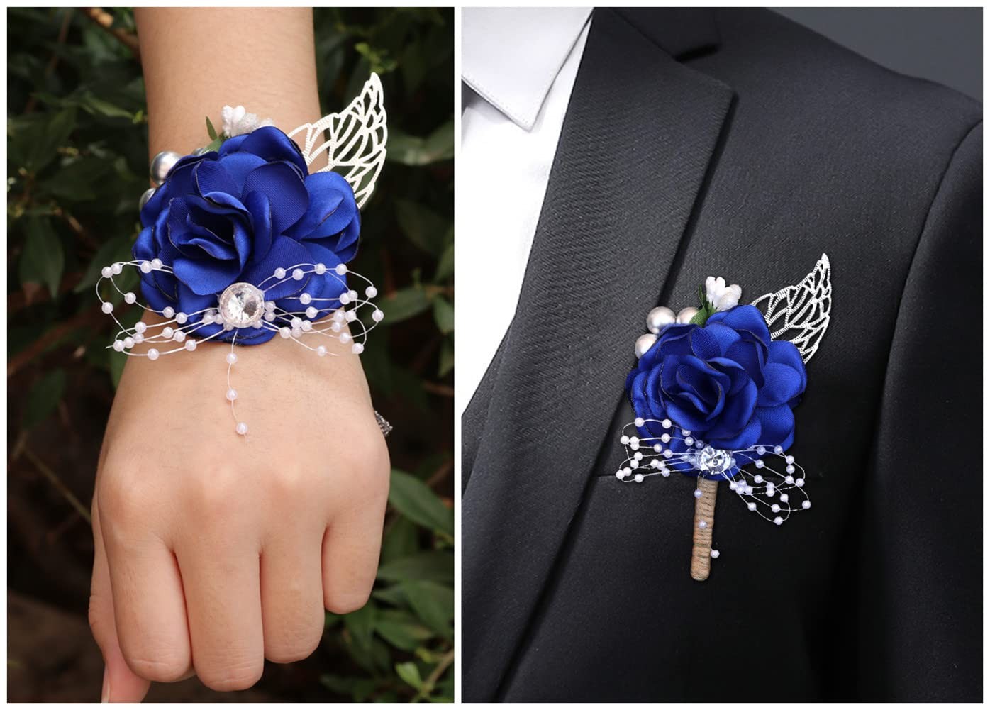 “Blue Beach Wedding Bouquet with Seashells and Starfish for Bridesmaids”