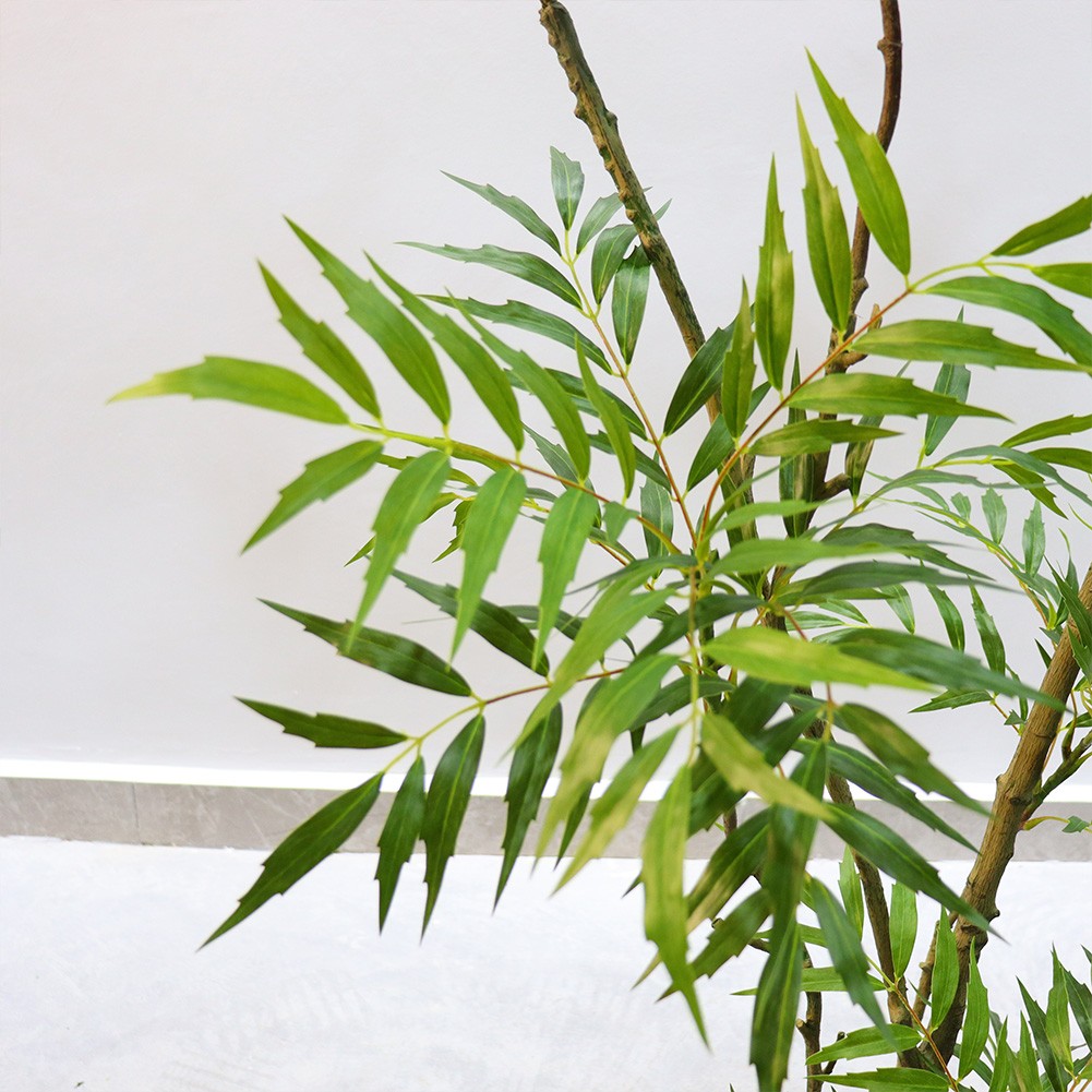 5.9FT Artificial Mahonia Fortunei Tree Plants With Planter For Home Office Decor