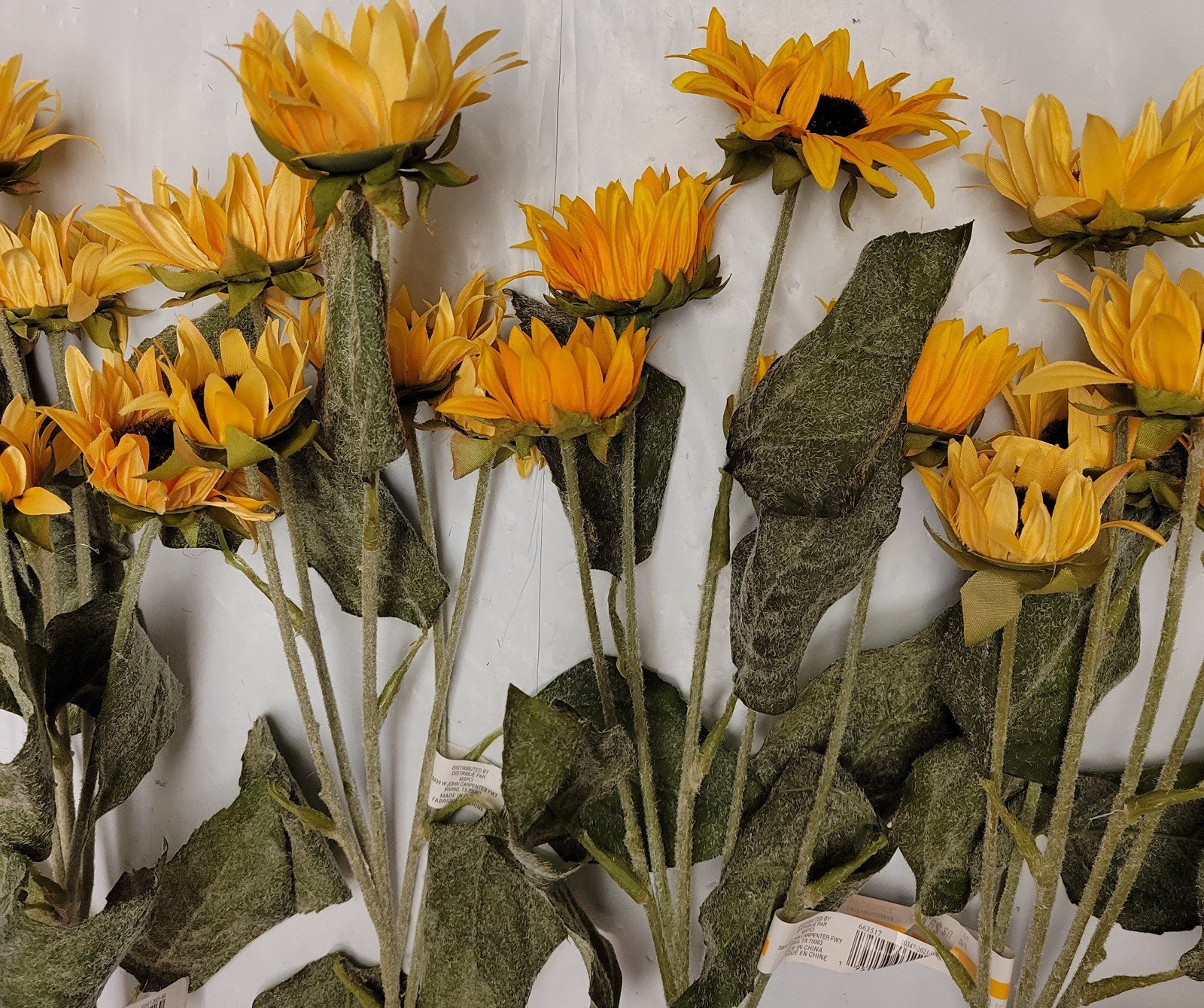 6ct Ashland Faux Flowers Yellow Sunflower Lot Stems Picks Craft DIY Fall Harvest