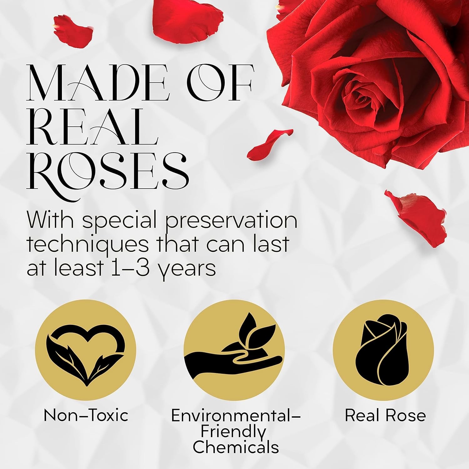 Eternal Preserved Roses in a Box, Flowers Forever, Rose Forever in a Box for …