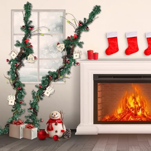 2 Pcs 63 inch Bendable Wall Hanging Tree Branches Artificial Tree Twigs Fake
