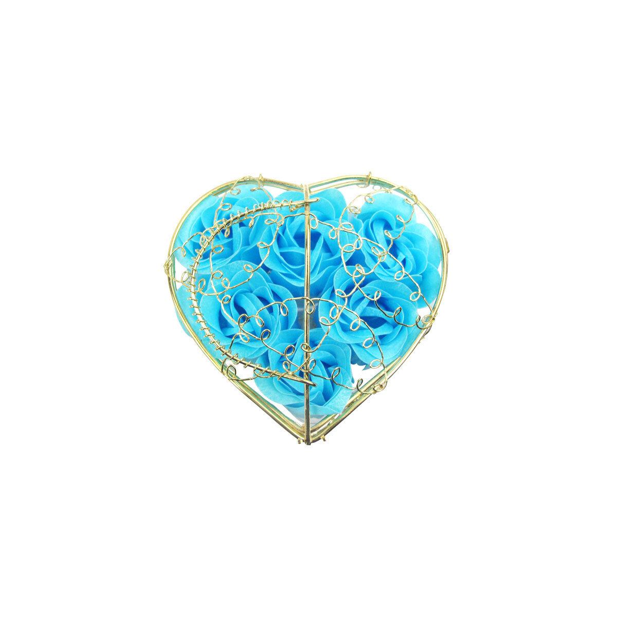 Heart Scented Petal Rose Soap Flower Wedding Decoration Gift Box Valentines Day