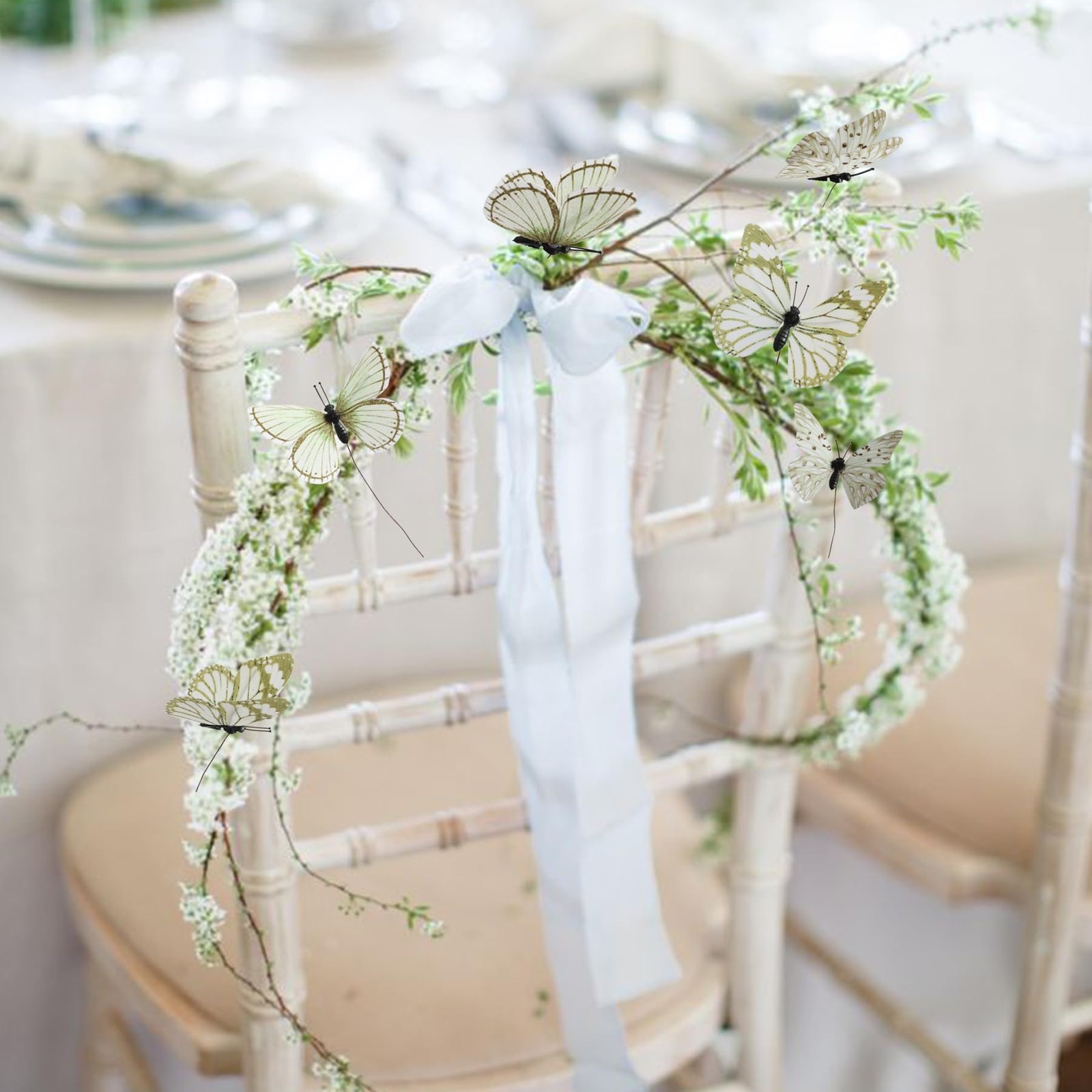 Artificial 3D Decorative Butterflies, Highly Decorative, Suitable for Wedding…