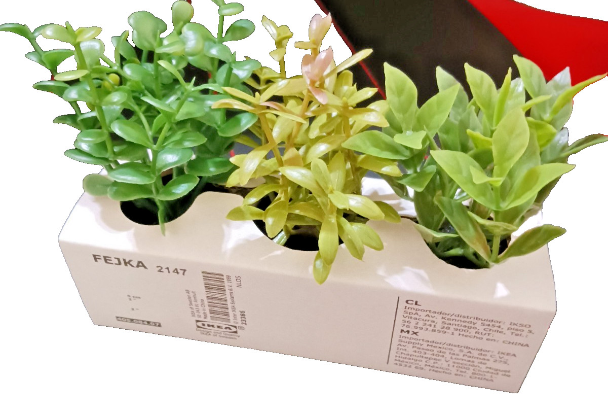 IKEA FEJKA Artifi Potted Plant W Pot, Set Of 3, In/Outdoor Herbs, 5 cm, 2″