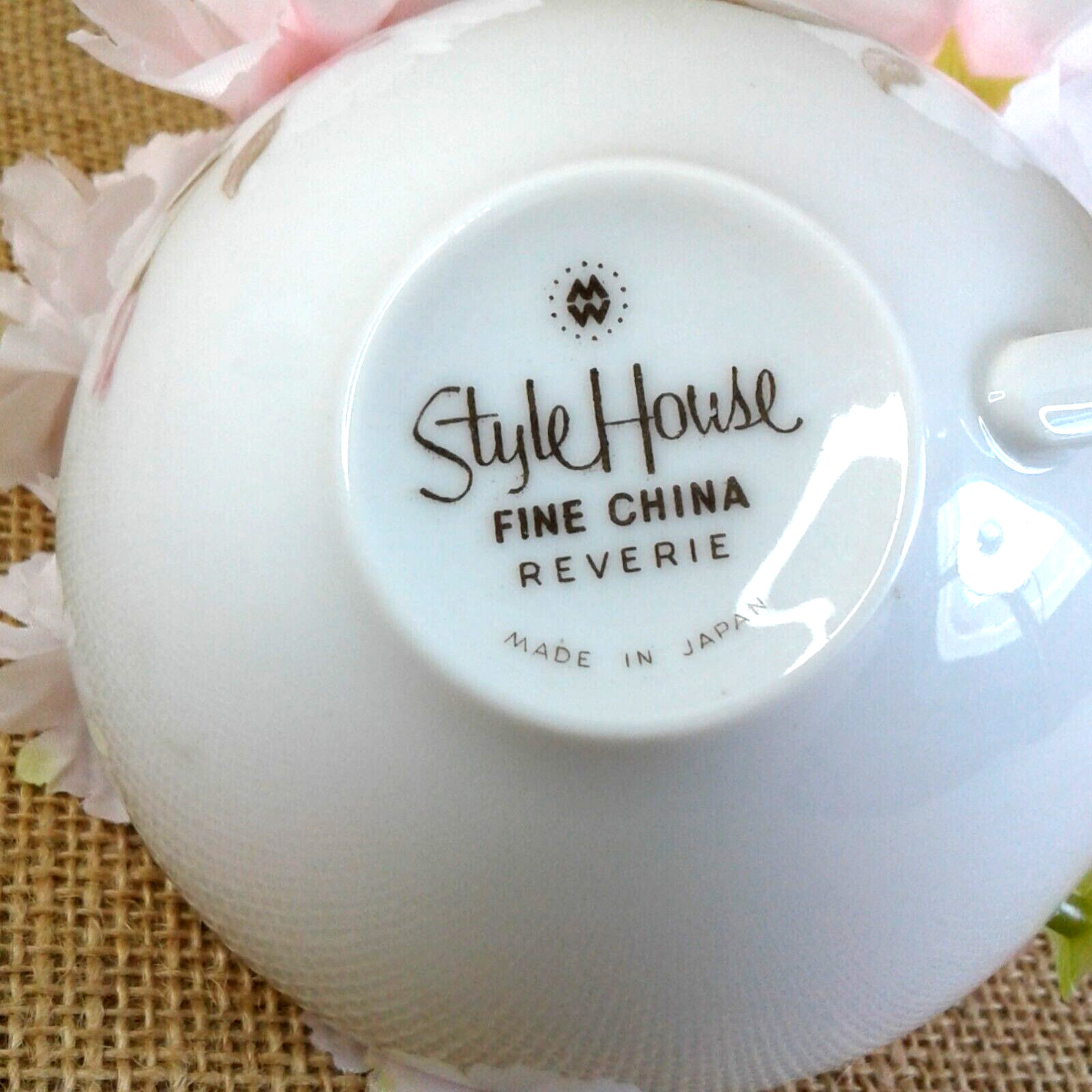 Fluffy Pink Floral Decor Rose Porcelain Tea Cup Chic Country Original Gift 1461