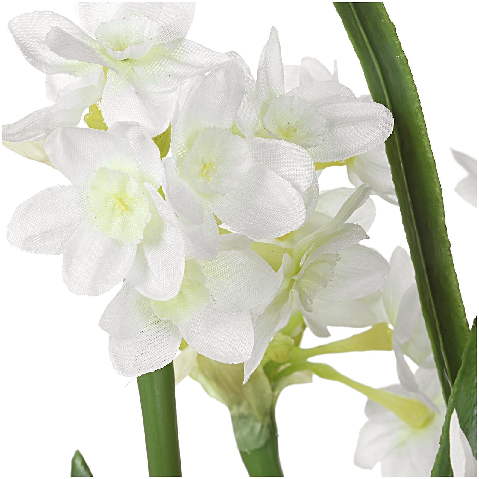 Uttermost 60228 Lacey Daffodil 17″ Tall Glass Faux Flora Planter – Clear