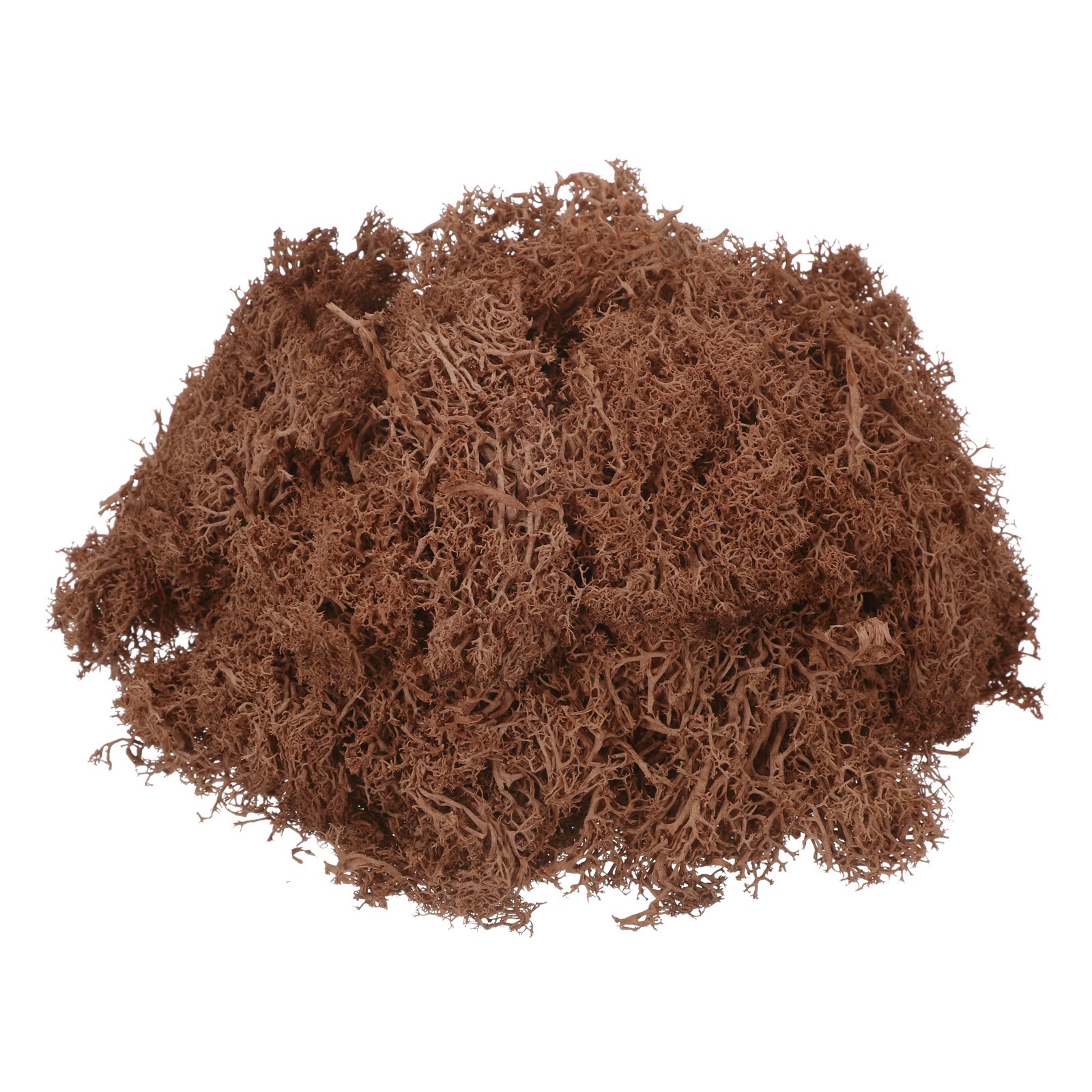 3oz Preserved Reindeer Moss, Coffee Decorative Artificial Fake Moss