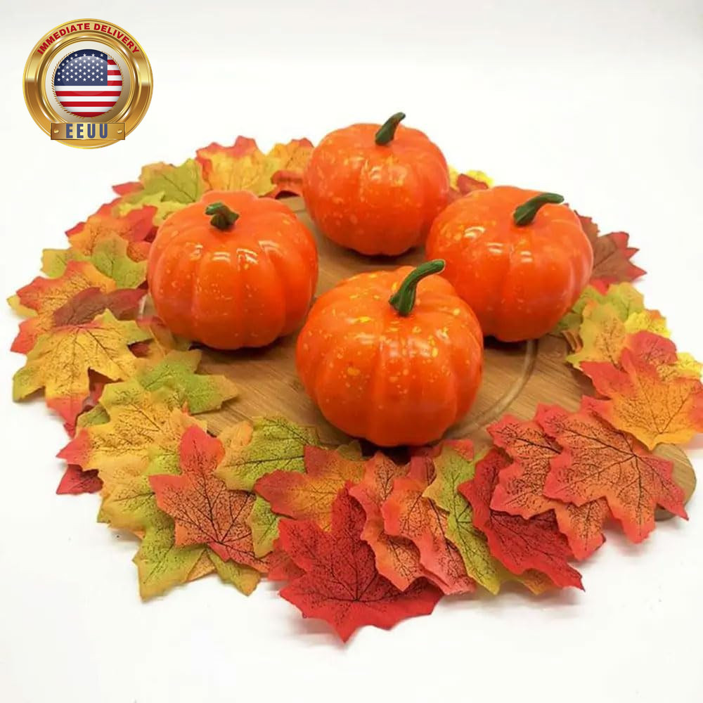 Separated Fake Fall Leaves Artificial Autumn Maple Leaf Room Decor for Home Part