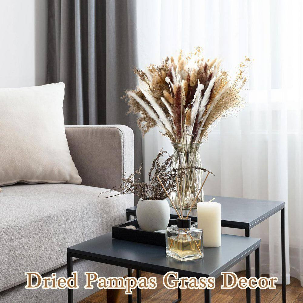 17 in Dried Pampas Grass Decor Bulk, White Pampas Reed Grass Fluffy Pampas Grass
