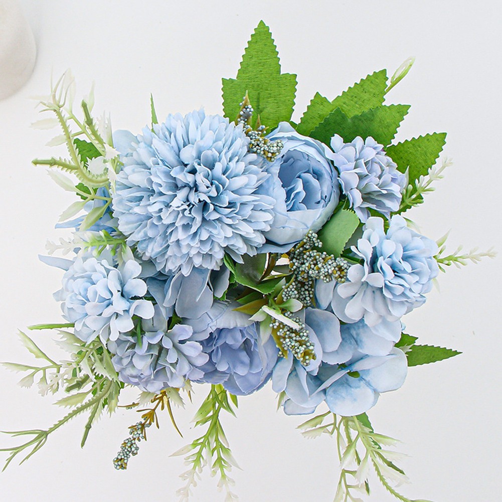 For weddings and Party Hydrangeas Simulation Flowers in Various Colors