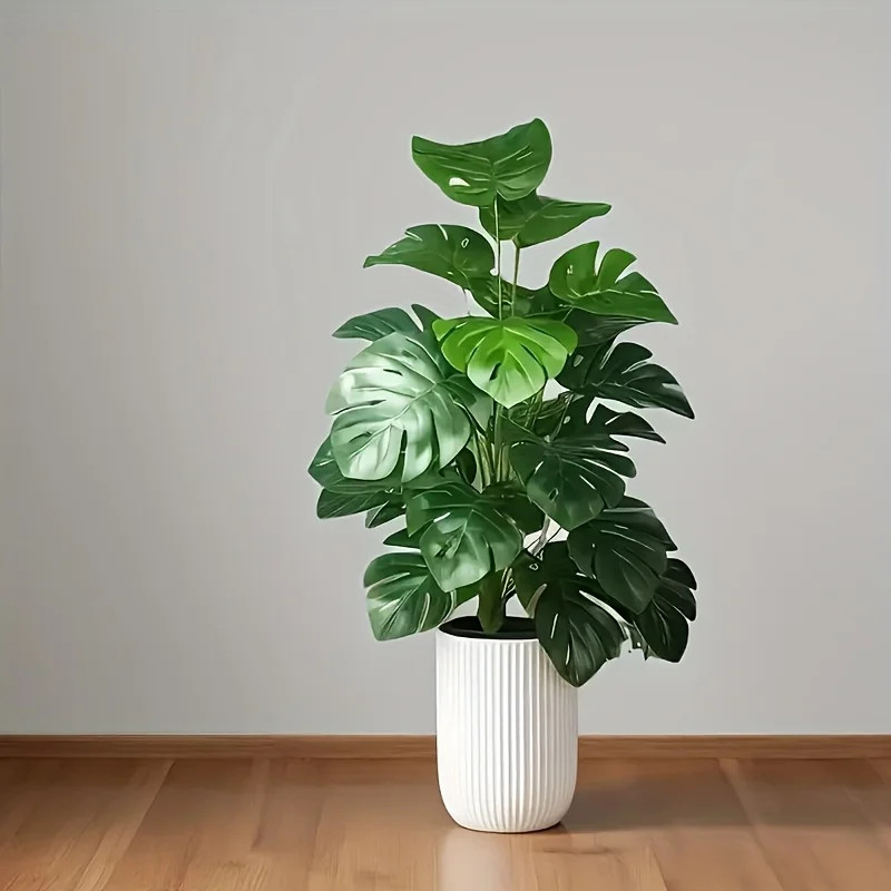 Artificial Fiddle Leaf Fig Tree Realistic Faux Green Plant For Home / Office