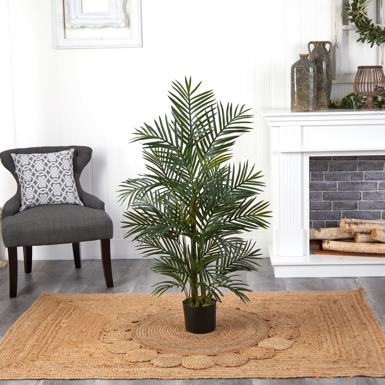 42” Areca Palm Artificial Tree UV (Indoor/Outdoor) Home Decor. Retail $139