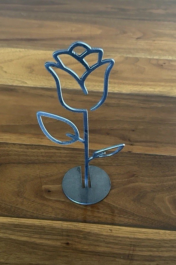 American Made Steel Rose Gift For Her, Mom, Wife, Girlfriend, Valentines Day