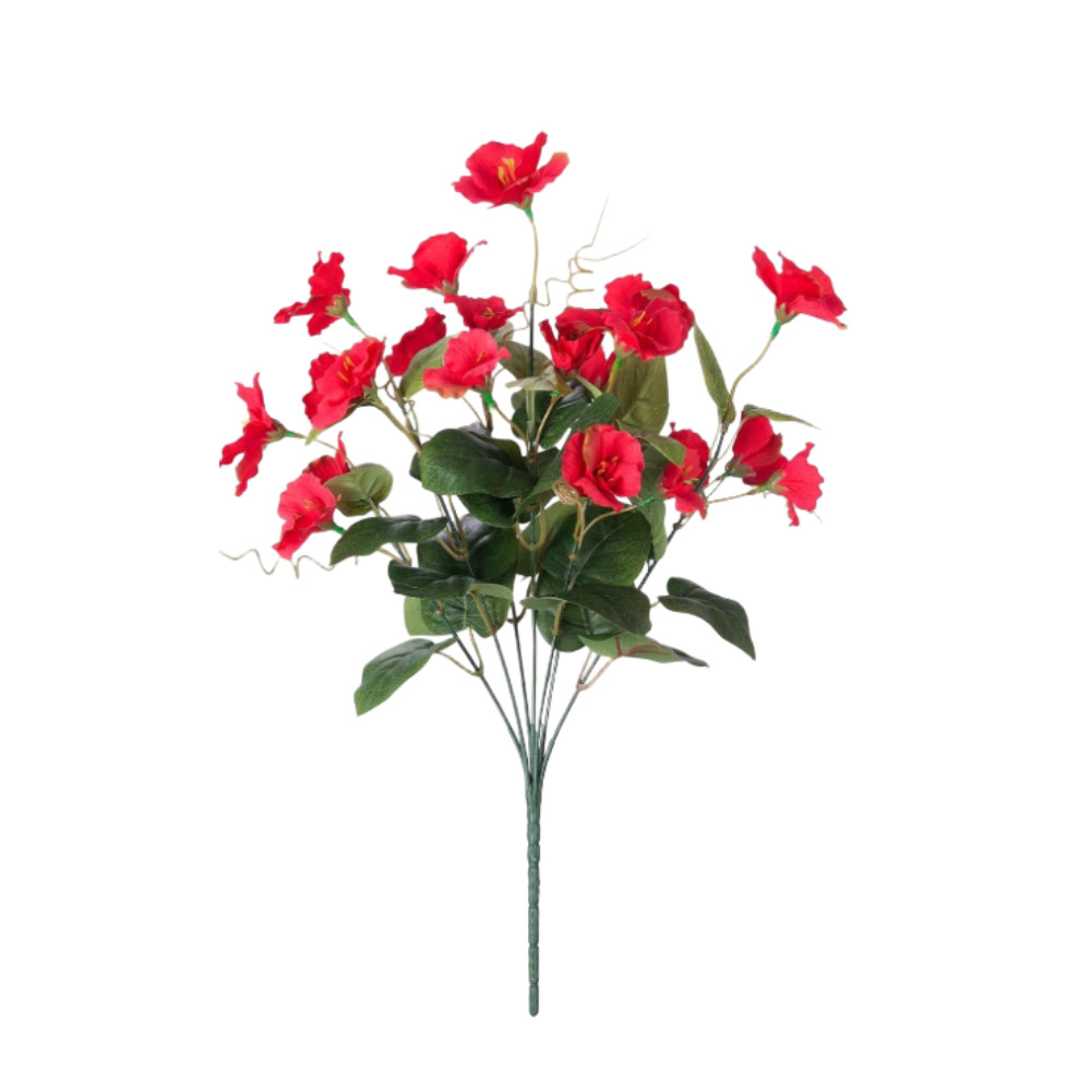 7 Head Silk Hibiscus Flowers Artificial Wedding Decor Home Garden Outdoor Faux