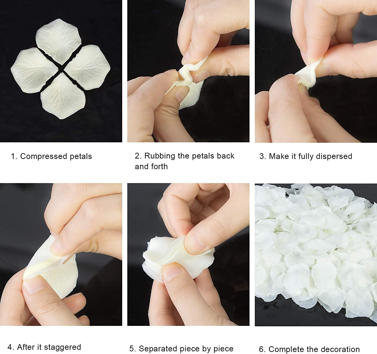 3000 Pcs Rose Petals Artificial Flowers for Valentine’S Wedding Decor Romantic N