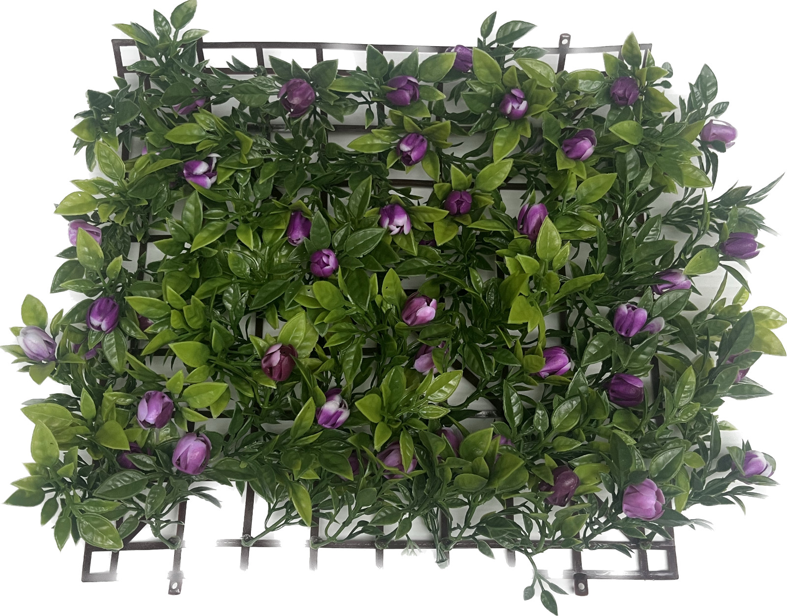 Artificial Grass Cover Mat Interlocking 10 x 10 in Vertical Tile for Indoor Use