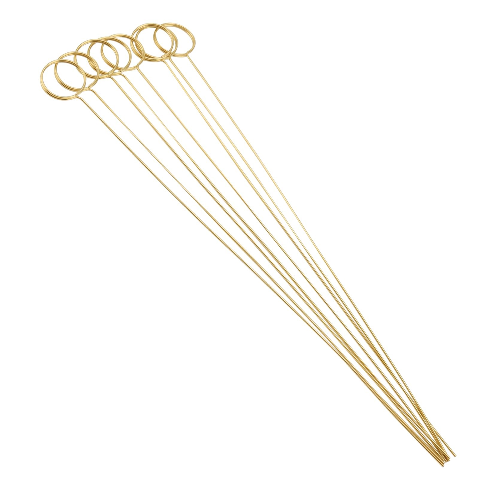 150 Pieces 13 Inch Metal Wire Floral Picks, 34 x 3cm Wire Place Card Holder, …
