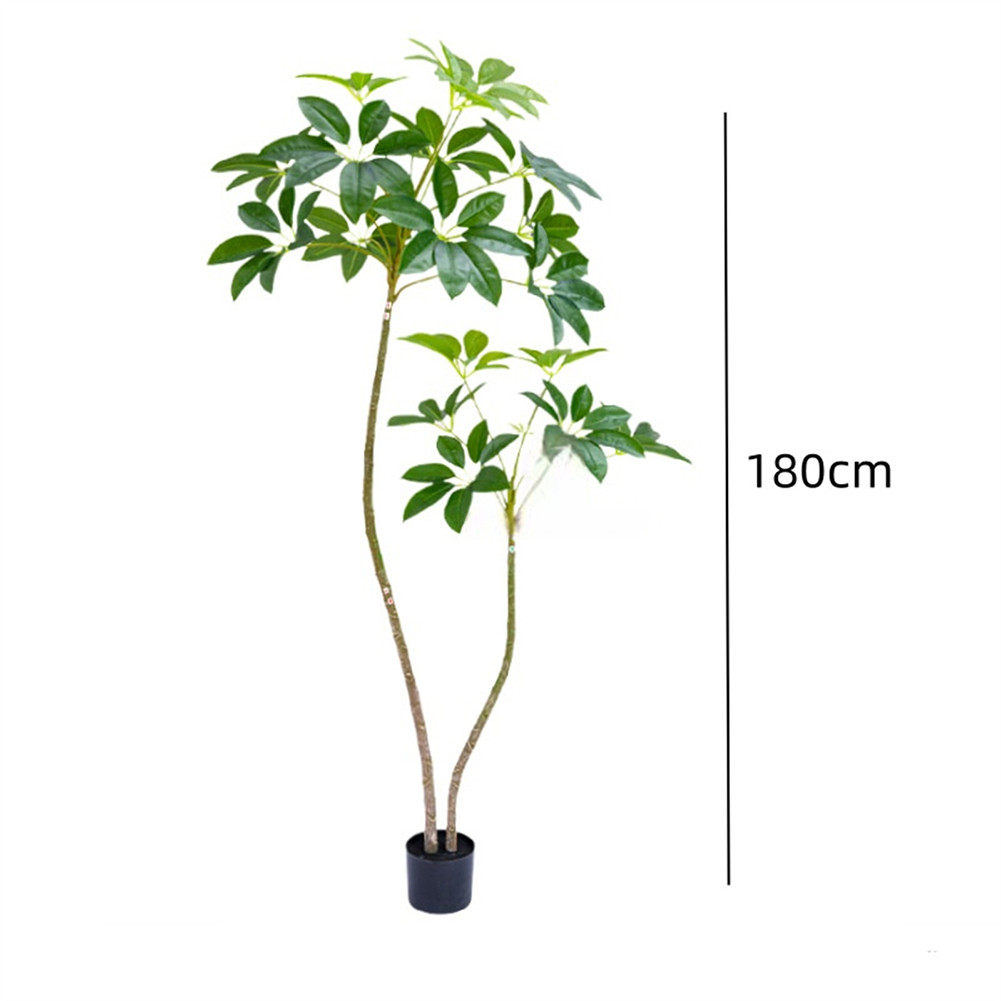 Artificial Umbrella For Indoor, 5.2FT/5.9FT Tall Fake Plants Artificial Plants W