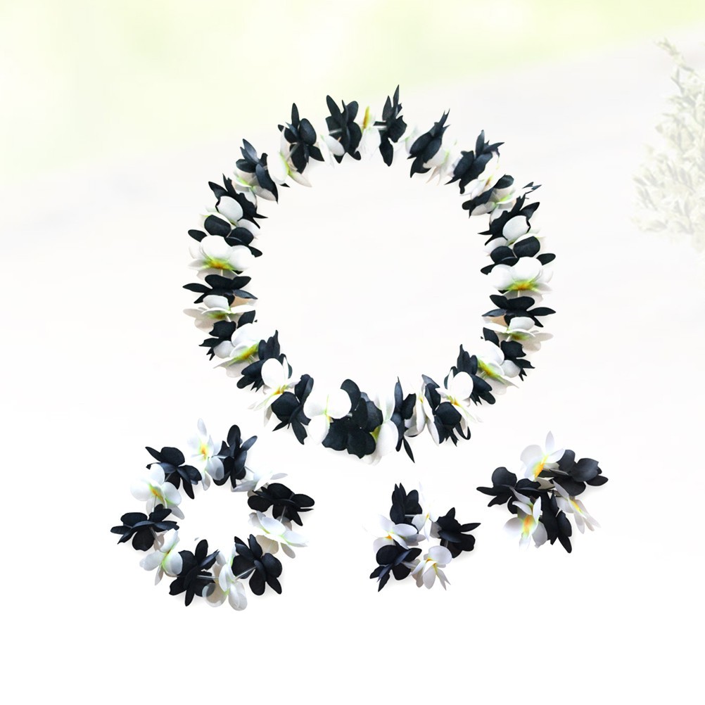 4 Pcs Hawaiian Themed Party Decorations Bracelet for Festival Hair Accessories