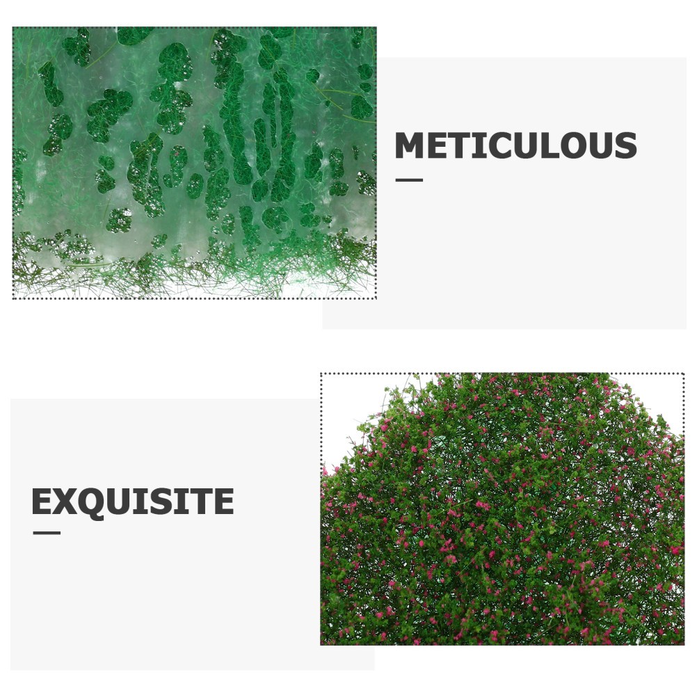 DIY Miniature Plant Shrubs Flowers for Dollhouse Sand Table Decor Simulation