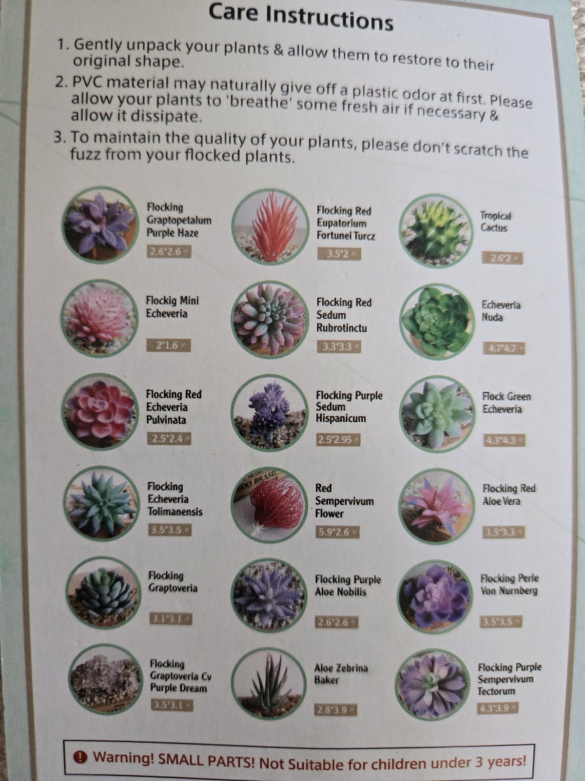 Lot of 17 Realistic Faux-Artificial Succulent Plants New