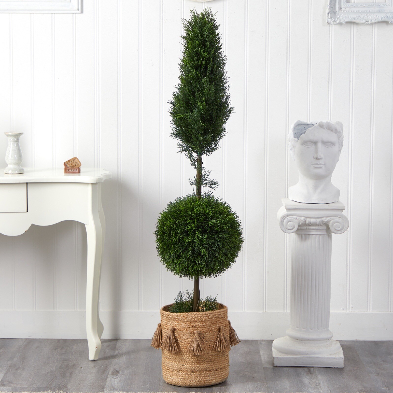 5′ Topiary Cedar Artificial Double Cypress Tree UV (Indoor/Outdoor). Retail $302