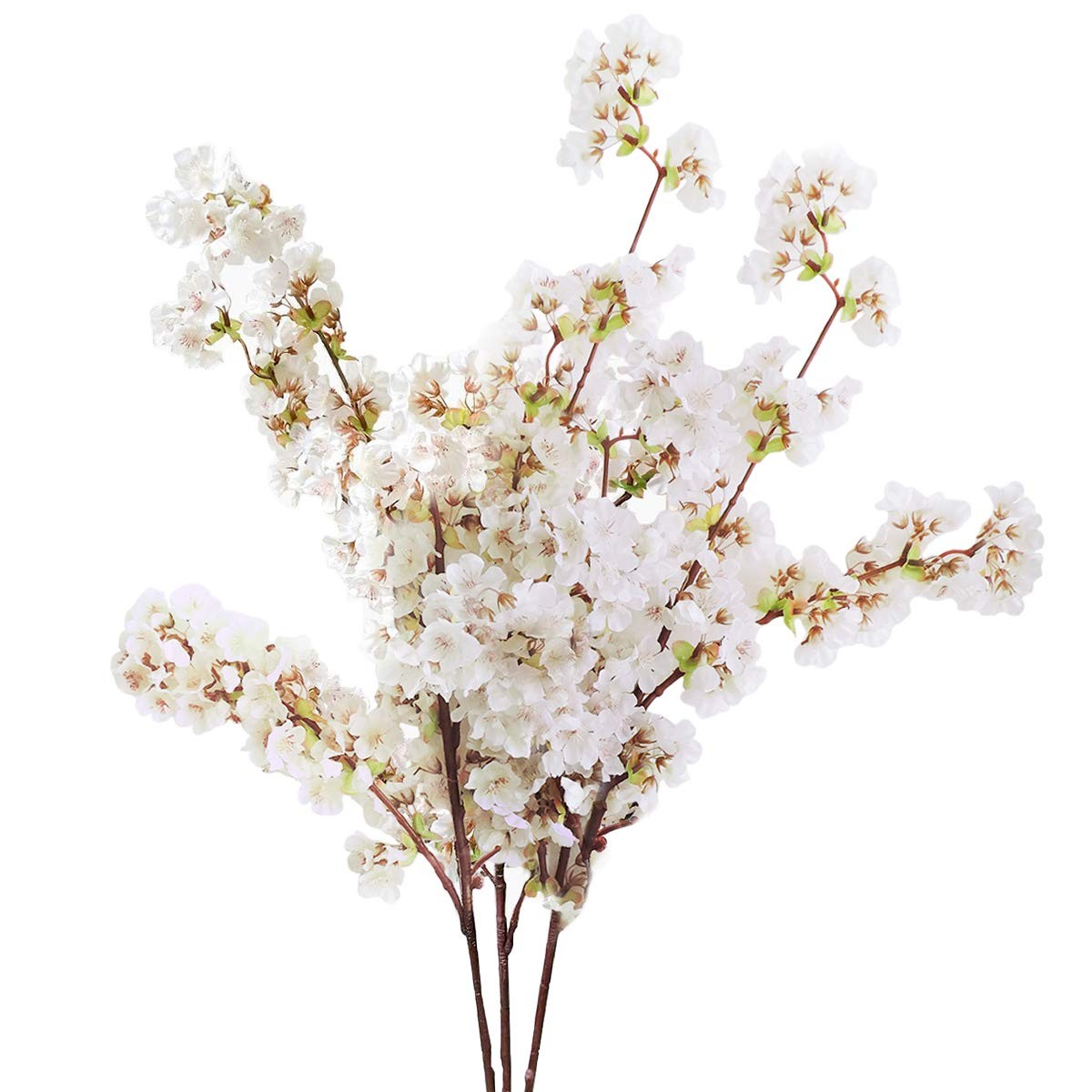 Sunm boutique Silk Cherry Blossom Branches, Artificial Cherry Blossom Tree Stems