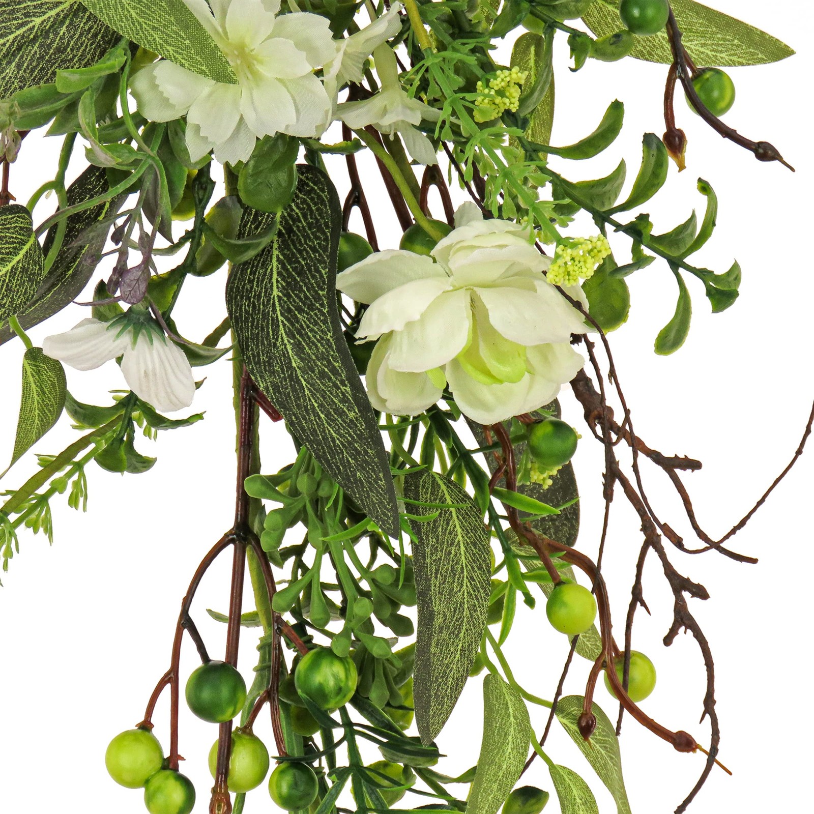 National Tree Company Artificial Spring Teardrop Hanging Decoration Vine Stem