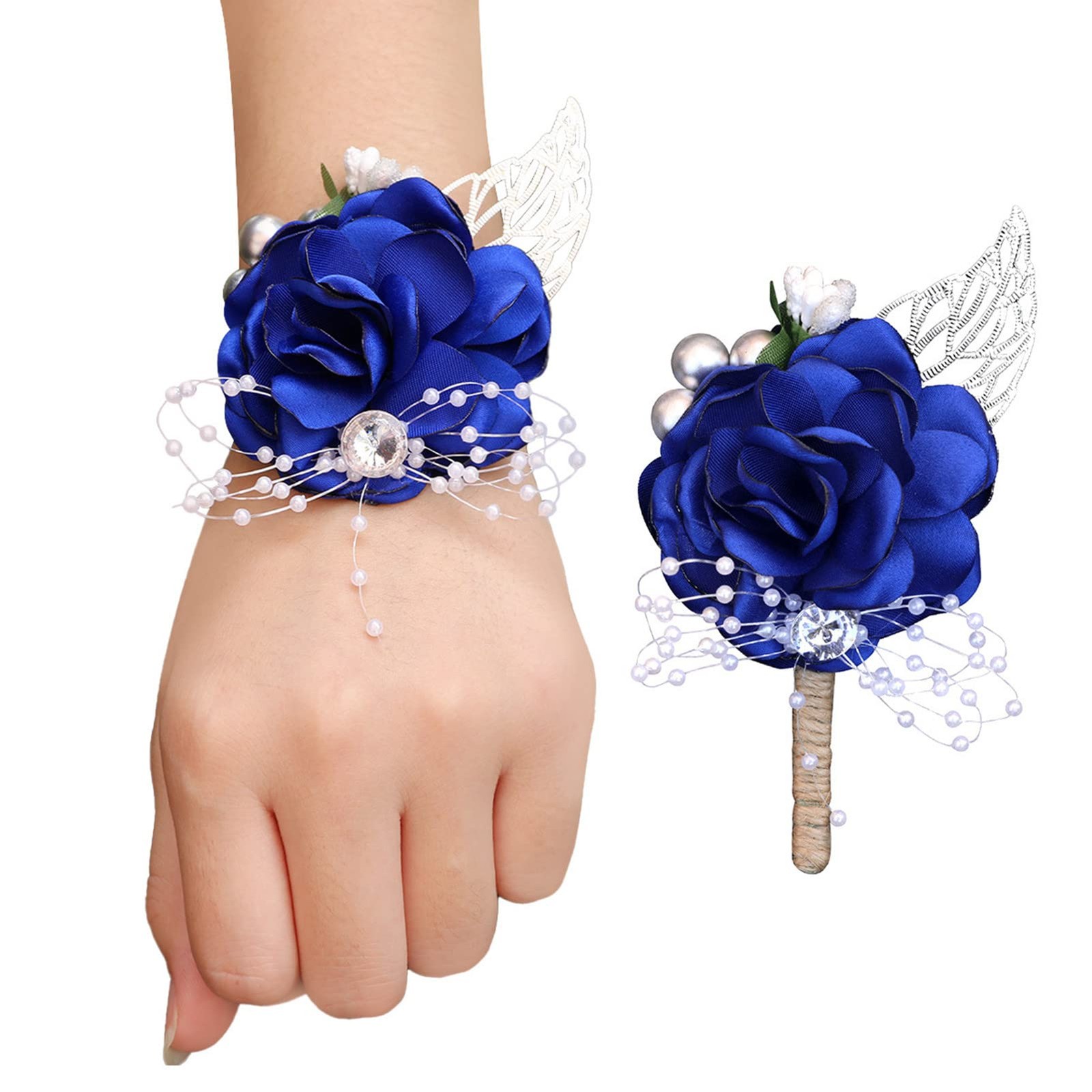 “Blue Beach Wedding Bouquet with Seashells and Starfish for Bridesmaids”
