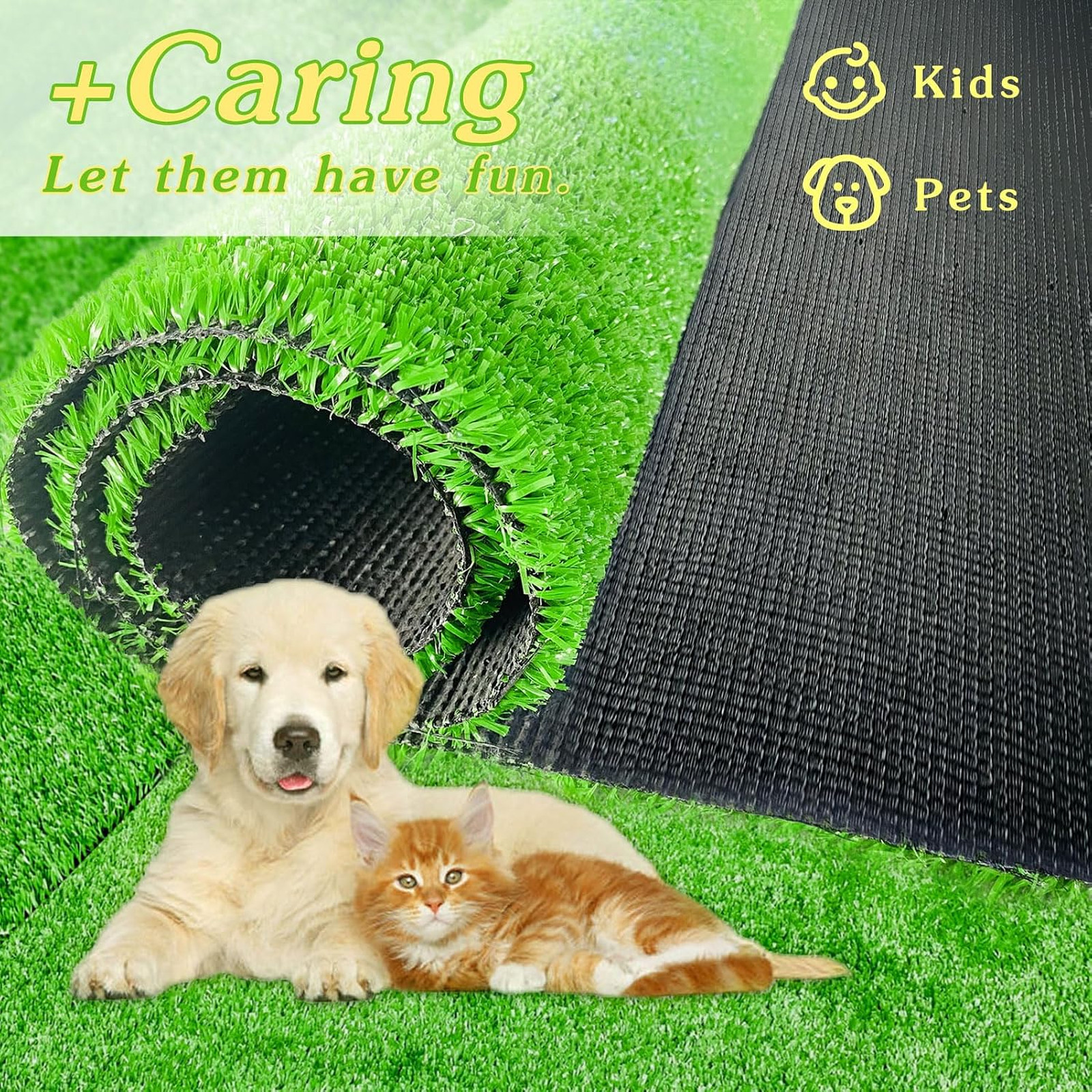 Artificial Grass Turf Outdoor Runner Rug 3 Feet x 10 Feet (30 Square ft