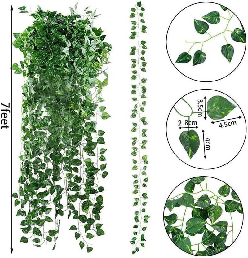 Fake Vines for Room Decor 24 Pack 168Ft Artificial Ivy Greenery Garland for Bedr