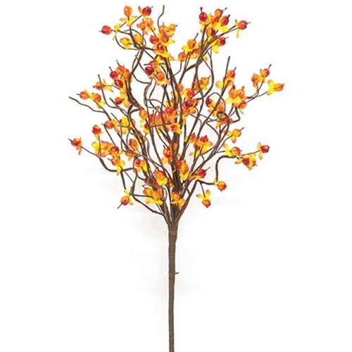 New Primitive Farmhouse RUSTIC FALL BITTERSWEET STEM Pick Bush 18″