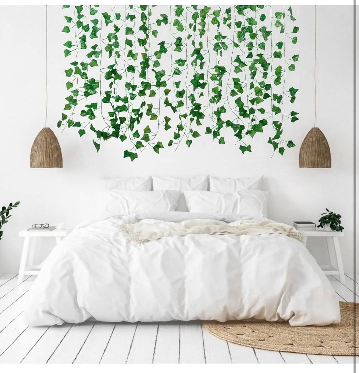 Greenery Vines for Room Decor(12 Pack 84 Feet) Aesthetic Artificial Plant Ivy.