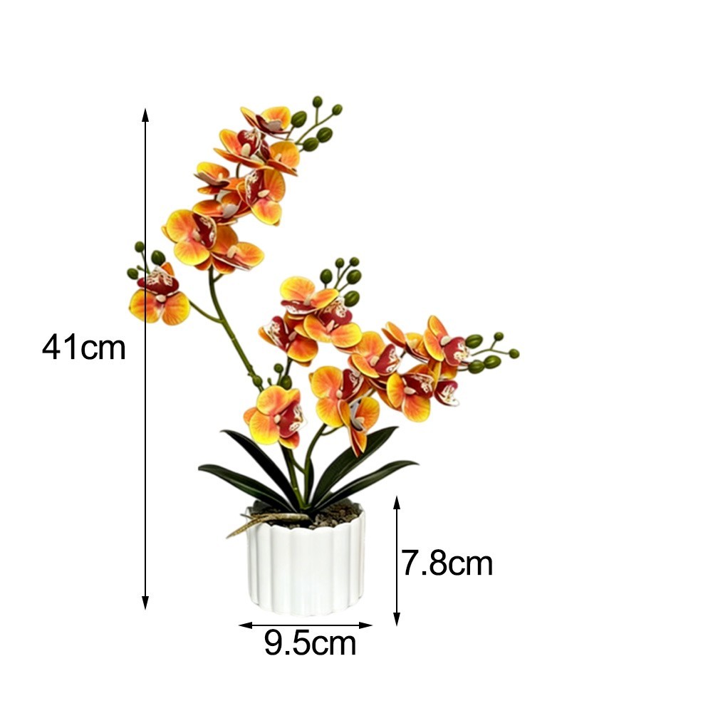 Phalaenopsis Plant Artificial Orchid Realistic Appearance Plastic for material