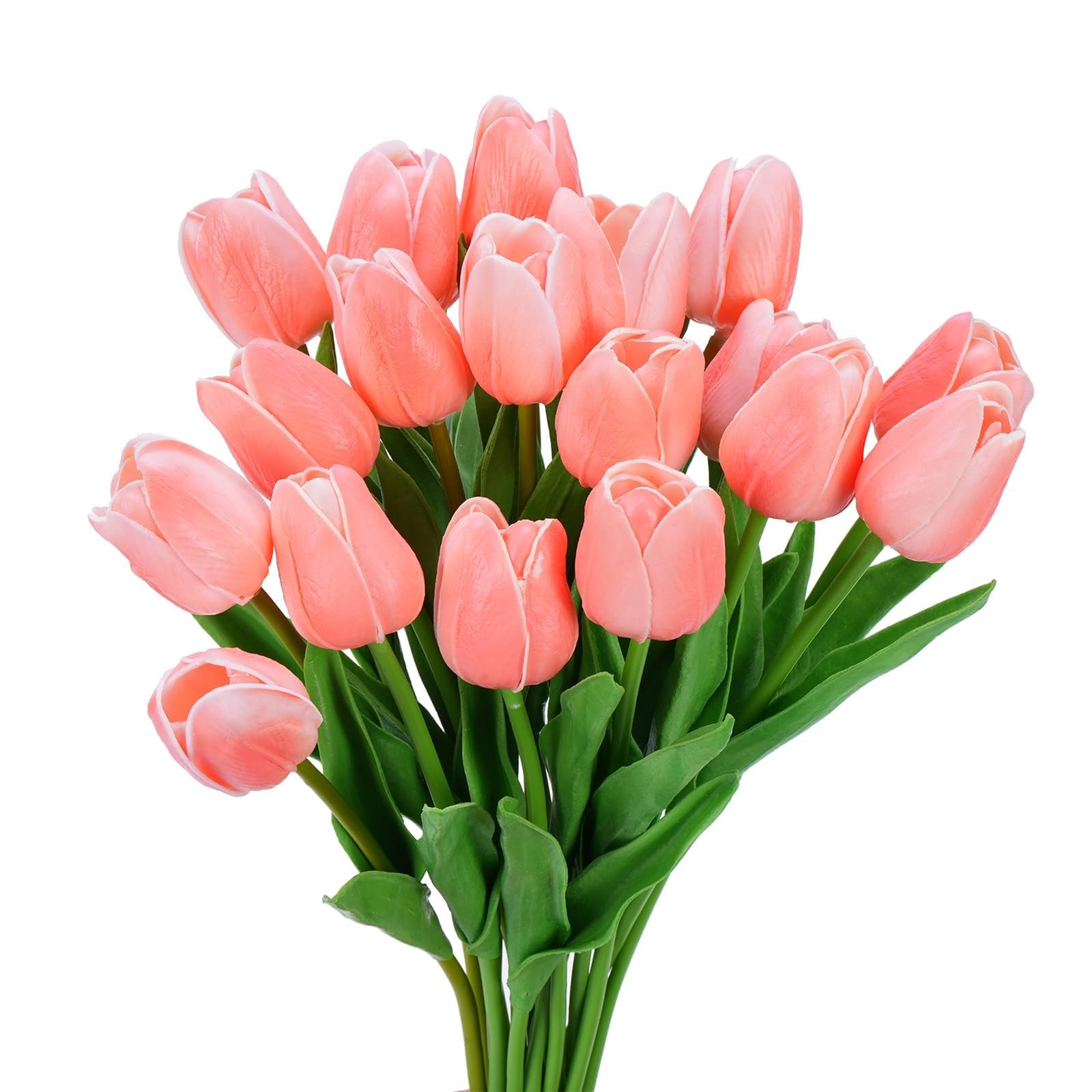 Artificial Tulips Flowers, 20 Pcs Real Touch Latex Fake Tulips for Christmas …