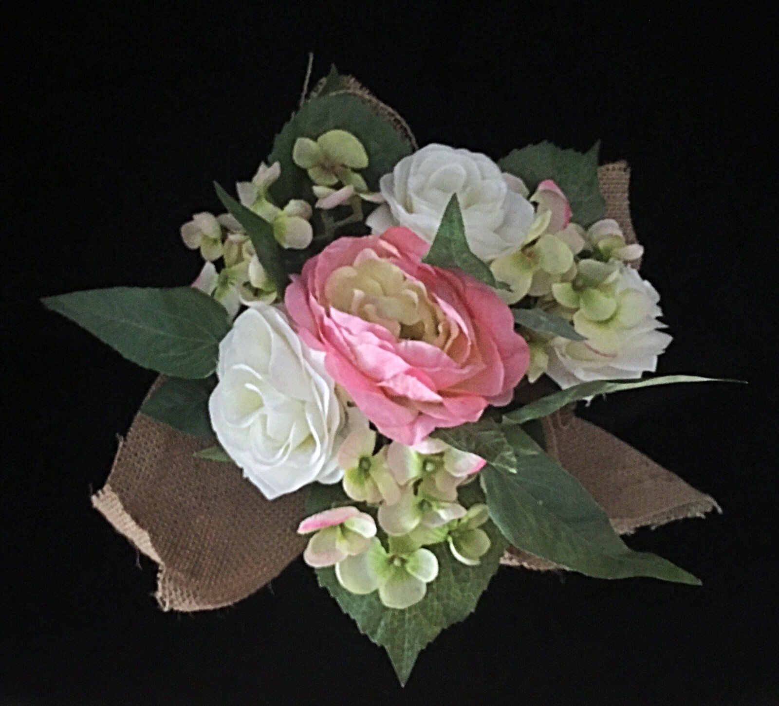 Beautiful Burlap Floral Arrangement