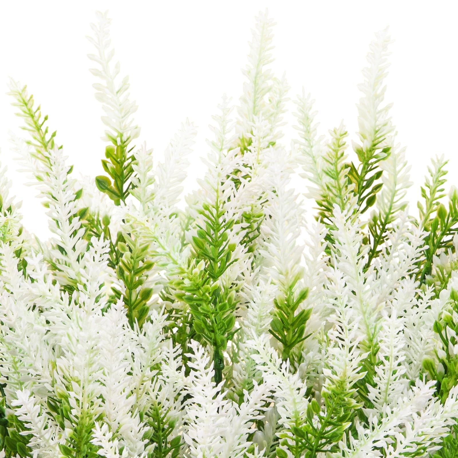 10 Bundles Fake Flowers Artificial Lavender Faux Plastic Plants Flowers for H…